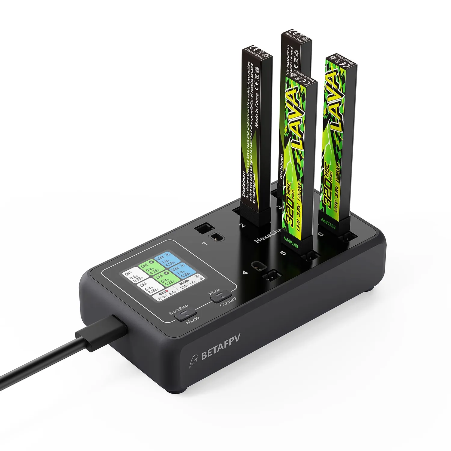 BetaFPV HexaCharger chargeur 1S 6 voies