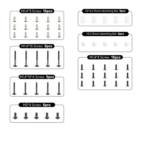 BetaFPV Screw Pack kit vis drone Pavo Meteor