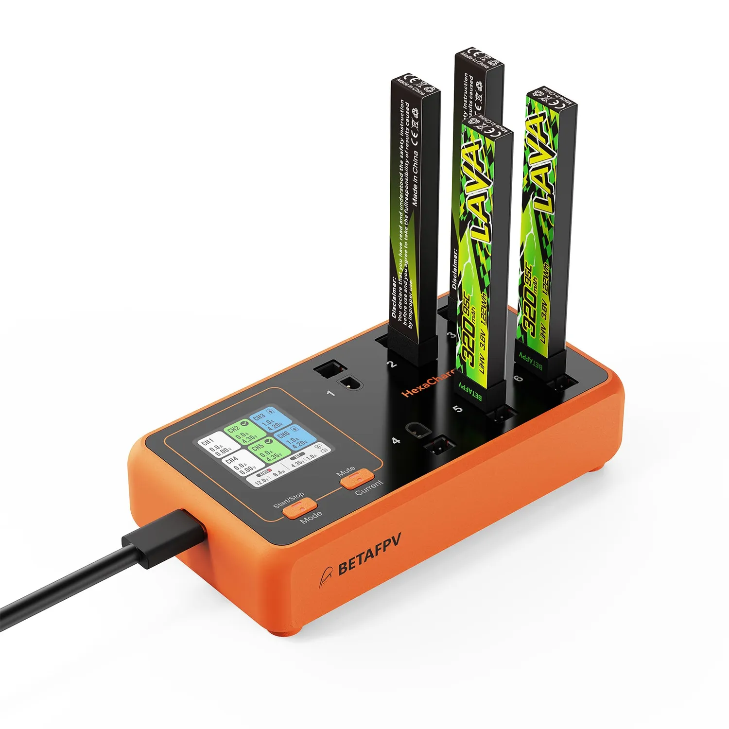 BetaFPV HexaCharger chargeur 1S 6 voies