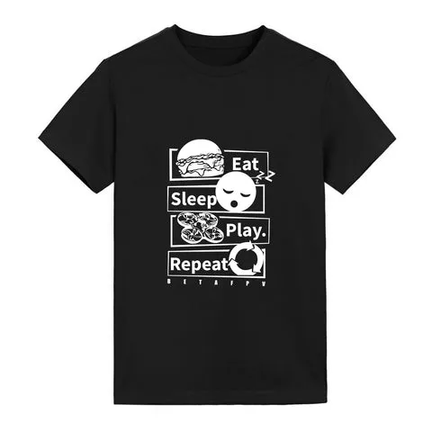 BetaFPV T-shirt coton imprimé manches courtes unisexe