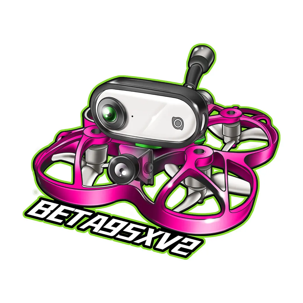 BetaFPV FPV Stickers (2022) autocollants drone