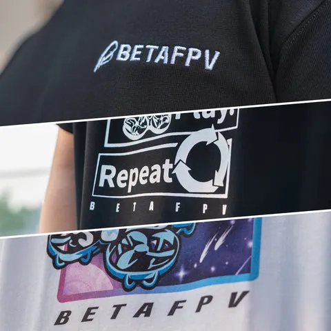 BetaFPV T-shirt coton imprimé manches courtes unisexe
