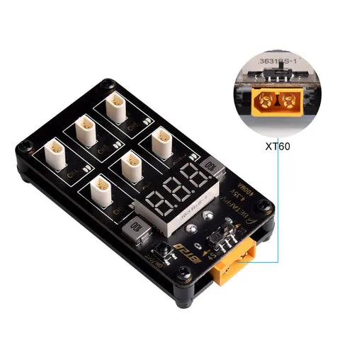 BetaFPV BT2.0 carte chargeur 1S 6 ports + adaptateur