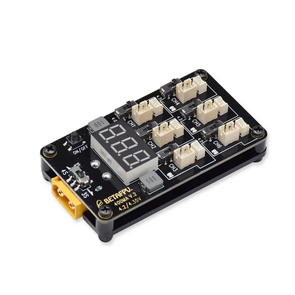 BetaFPV PH2.0 carte chargeur 1S LiHV 6 ports