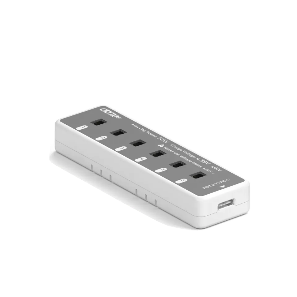CaddxFPV Curve Micro 16 chargeur batterie LiHV 6 voies