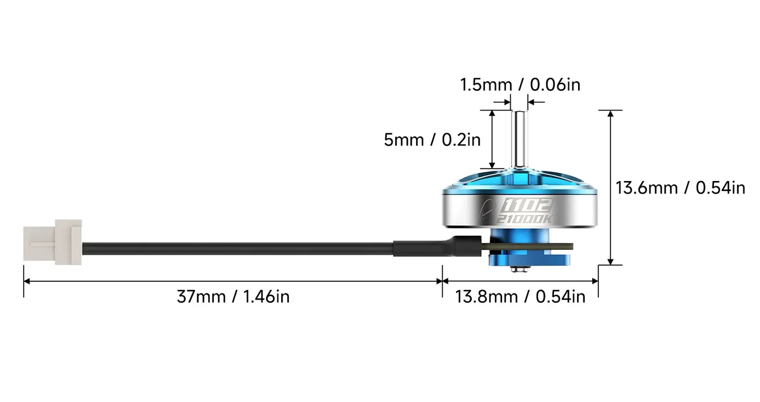 BetaFPV 1102 2026 moteur brushless 21000KV
