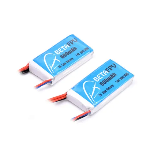BetaFPV batterie LiPo 2S 600mAh XT30 lot de 2