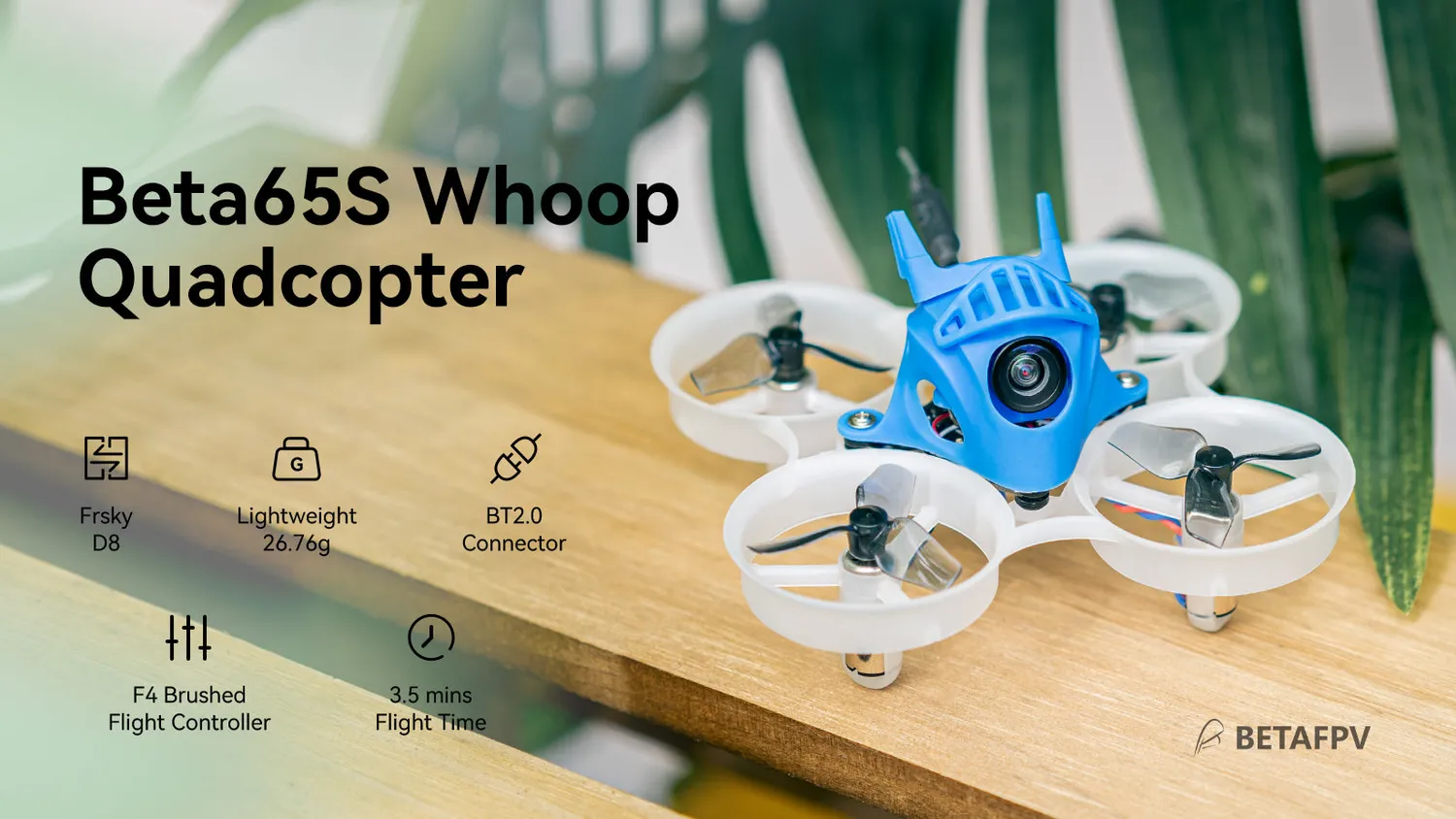 BetaFPV Beta65S BNF micro drone whoop brushed