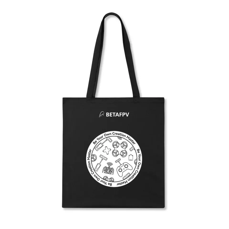 BetaFPV Canvas tote bag coton noir 340x420mm