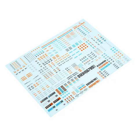 BetaFPV Waterslide Decals autocollants drone fluorescent