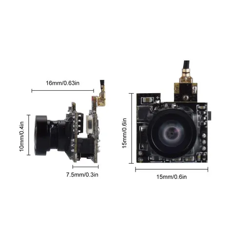 BetaFPV H01 caméra AIO 5,8G 25mW 3,6g