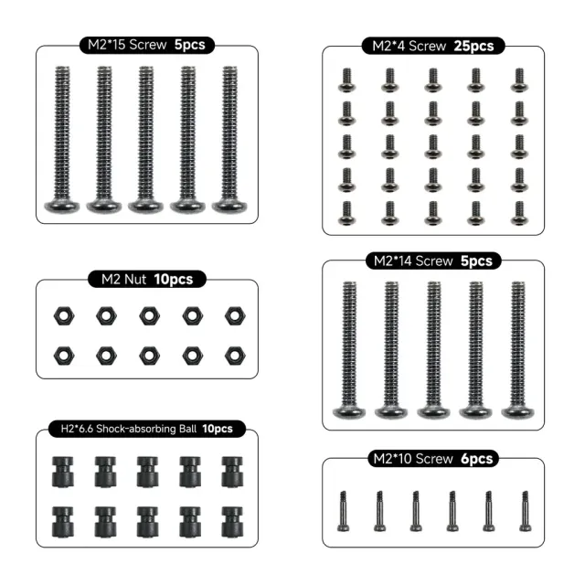 BetaFPV Screw Pack kit vis drone Pavo Meteor