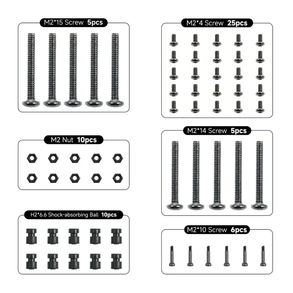 BetaFPV Screw Pack kit vis drone Pavo Meteor