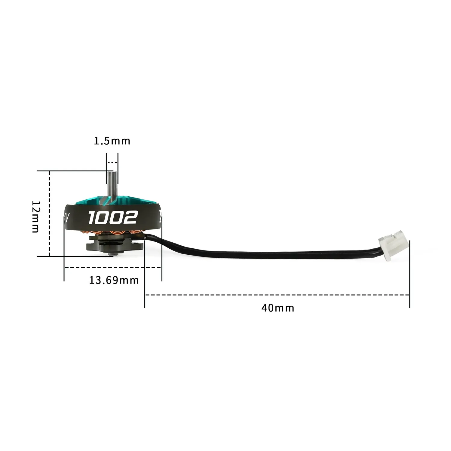 Sub250 M2 1002 moteur brushless 1,5 mm
