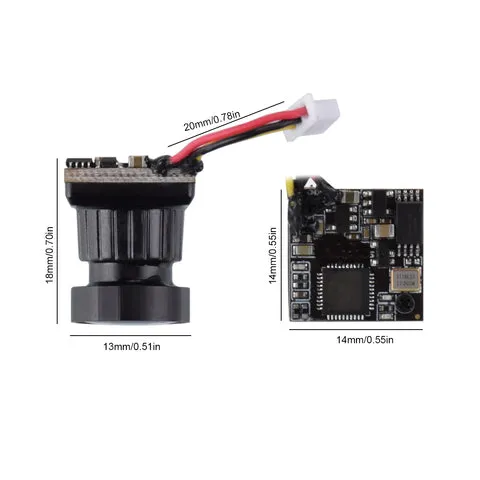 BetaFPV 1200TVL caméra FPV NTSC 25mW Smart Audio
