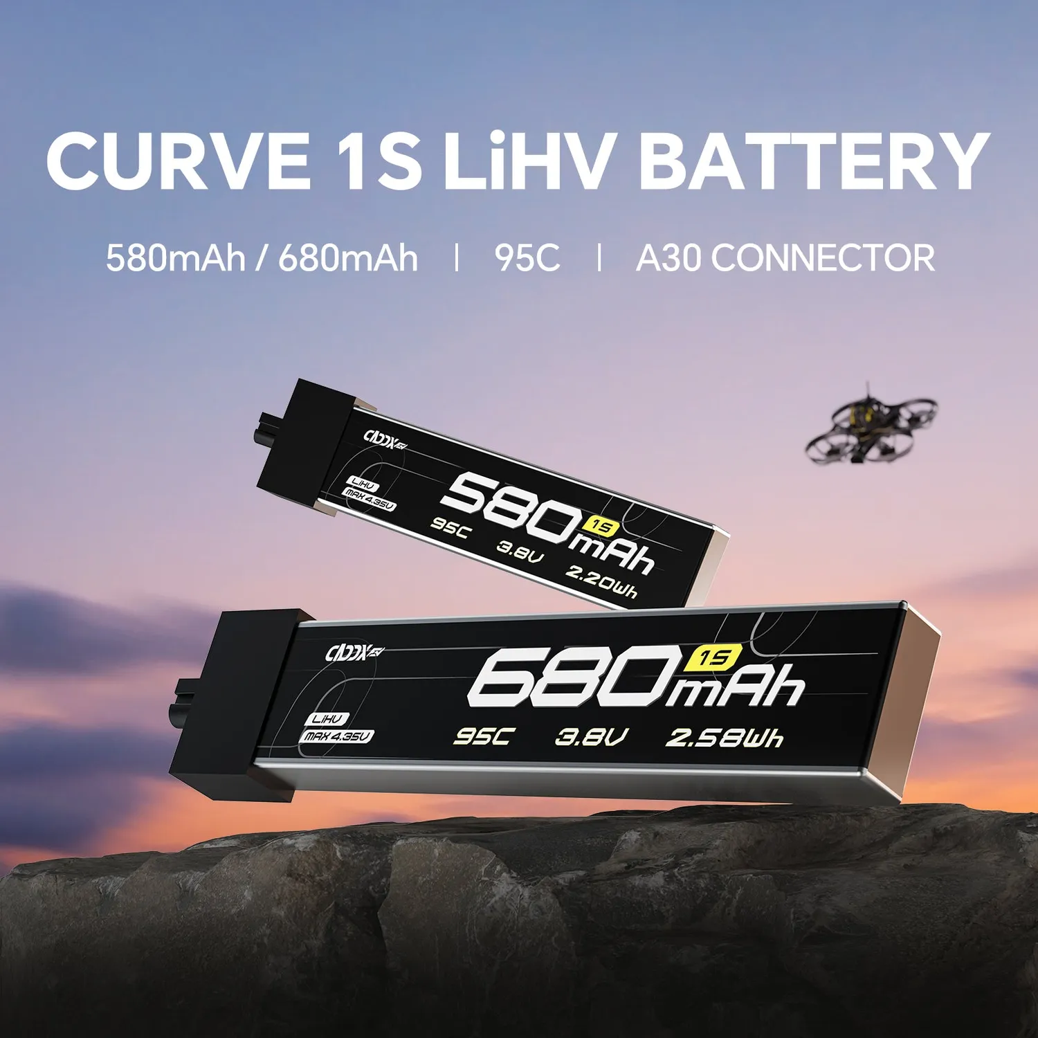 CaddxFPV Curve batterie LiHV FPV