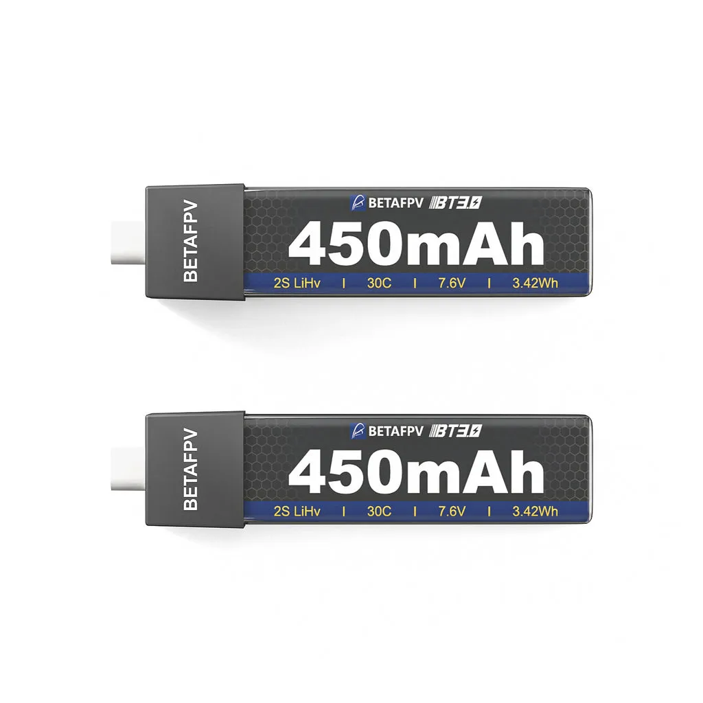 BetaFPV BT3.0 batterie LiHV 2S lot de 2