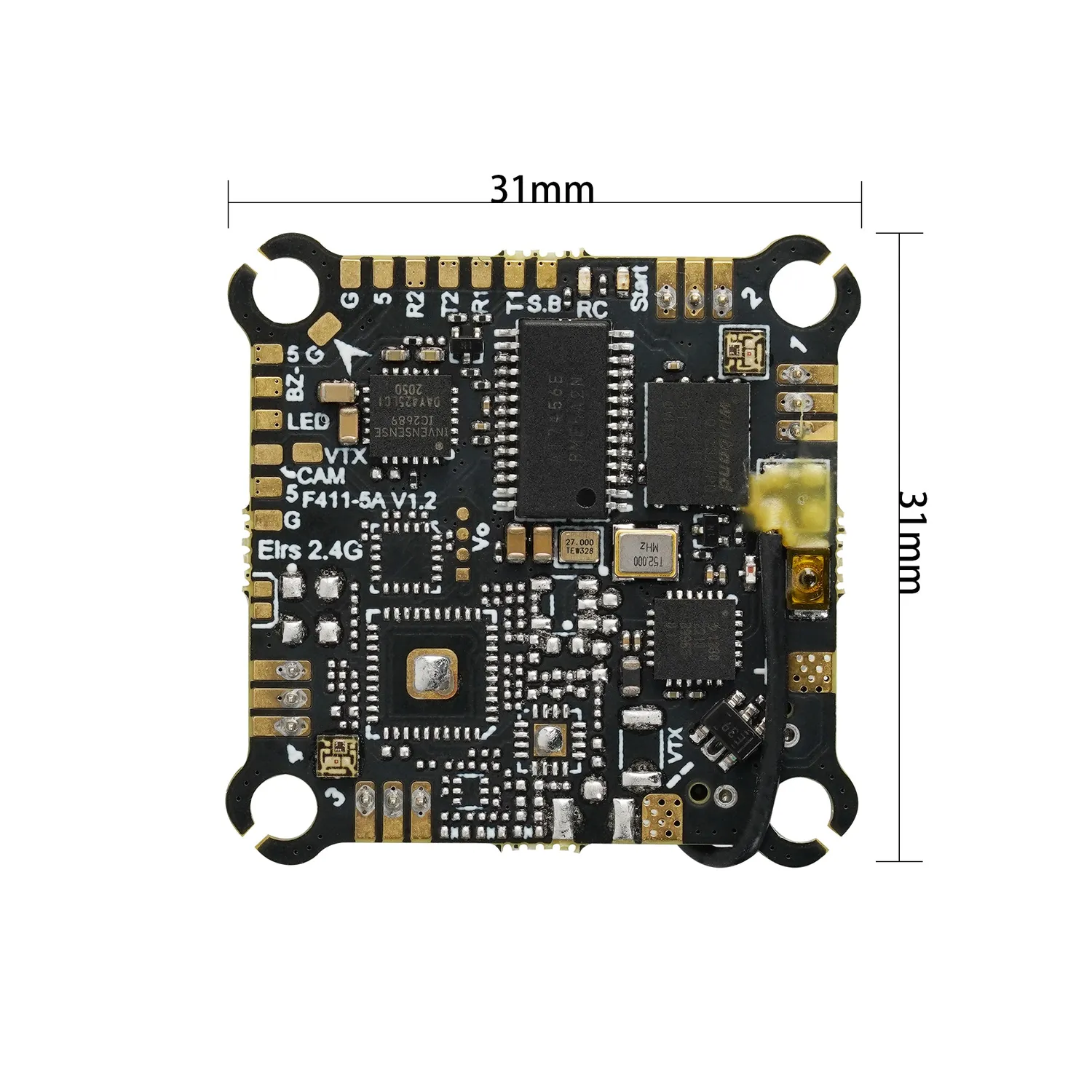 Sub250 Redfox A1 carte vol AIO drone FPV 1S 5A