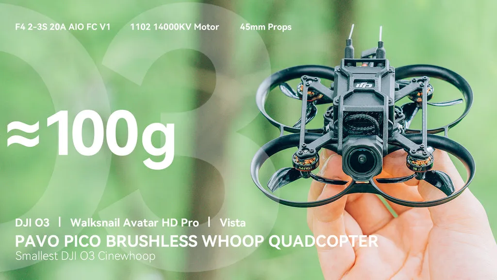 BetaFPV Pavo Pico Brushless Whoop Quadcopter cinewhoop 2S