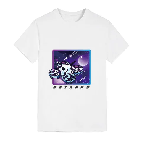 BetaFPV T-shirt coton imprimé manches courtes unisexe