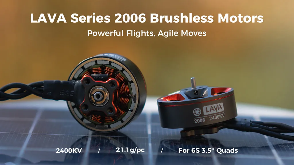 BetaFPV LAVA 2006 moteur brushless 2400KV 6S