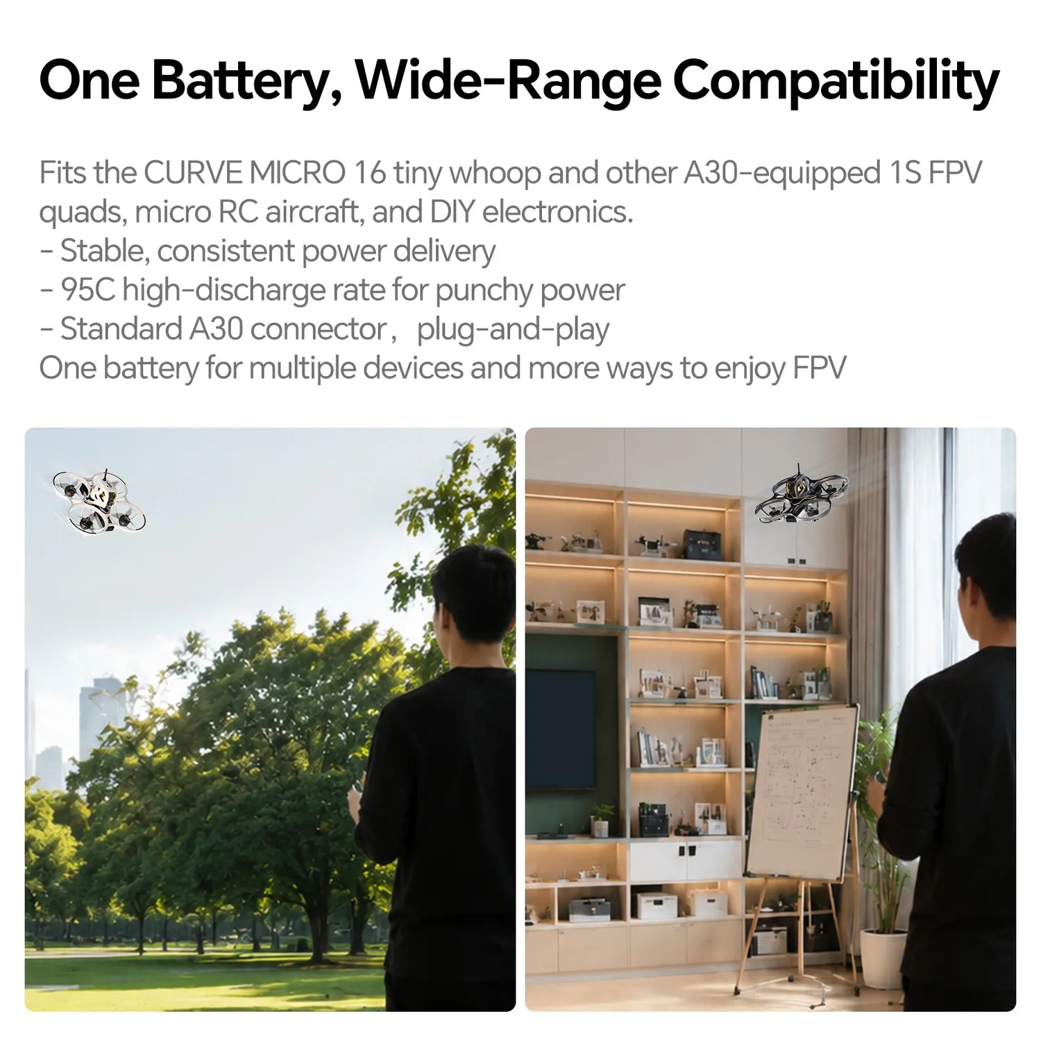 CaddxFPV Curve batterie LiHV FPV