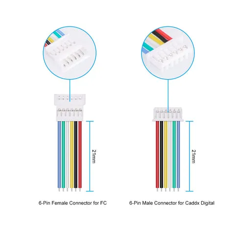 BetaFPV câble connecteur VTX digital 20 mm lot 10