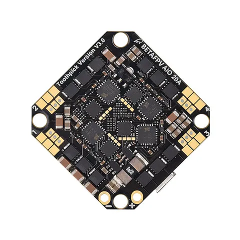 BetaFPV Toothpick F4 2-4S AIO contrôleur de vol 20A