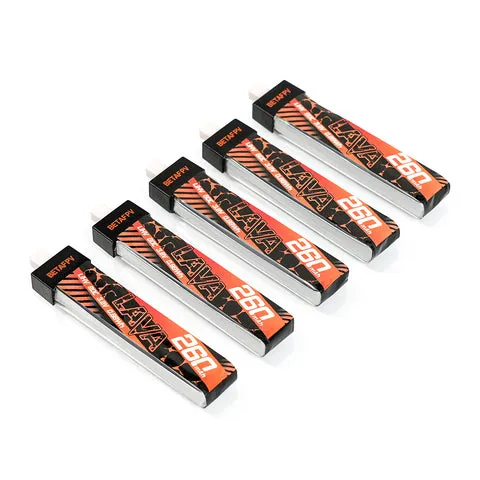 BetaFPV LAVA 1S 260mAh 80C Battery batterie LiHV 5 pièces