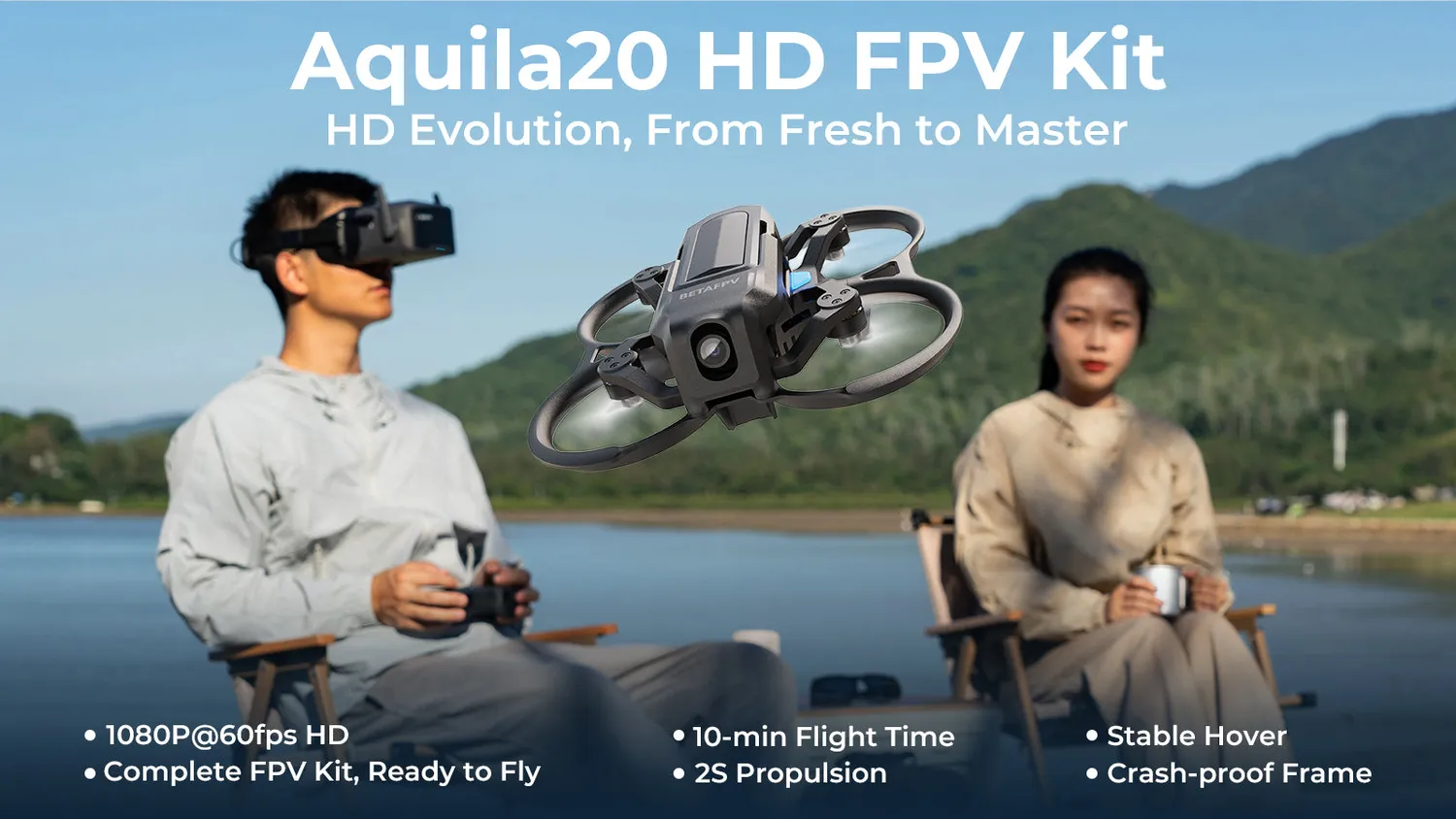 BetaFPV Aquila20 HD kit drone FPV prêt à voler