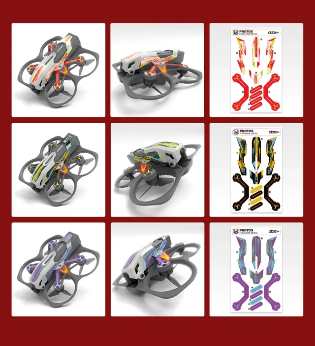 CaddxFPV Protos sticker autocollant déco